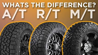 AT vs RT vs MT Tires [upl. by Nidnal]