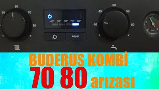 Buderus kombi U042 70 80 arızası nedir  Buderus kombi arızaları [upl. by Atterrol]