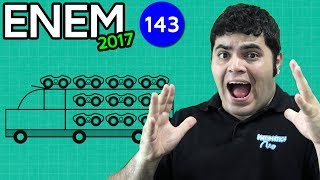 🔥 ENEM 2017 Matemática 08 👉 Combinação com Repetição e Carrinhos do Caminhão Cegonha [upl. by Ayar]