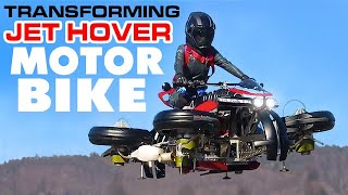 Lazareth LMV 496  Transforming Jet Hover Bike [upl. by Ellenaj]