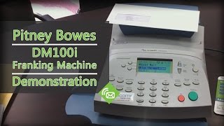 Franking Machines  Pitney Bowes DM100i Franking Machine [upl. by Ahsil271]