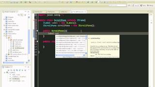 Java swing GUI tutorial 4 JScrollPane [upl. by Okier747]