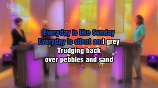 Every Day Is Like Sunday  KARAOKE [upl. by Slater]