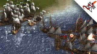 Cossacks 3  6P FFA INSANE NAVAL BATTLES amp INVASIONS  Multiplayer Gameplay [upl. by Tedi]