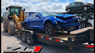 Rebuilding A Wrecked 2018 Camaro ZL1 [upl. by Chiarra563]