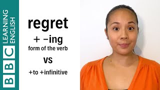 Regret  ing or  to  English In A Minute [upl. by Arraes]