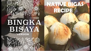 EASY BIBINGKA BISAYA RECIPE PUTO BIGAS [upl. by Hayyikaz8]