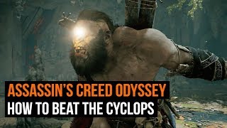 How to beat the Cyclops in Assassins Creed Odyssey [upl. by Koran321]