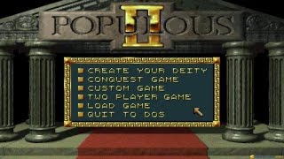 Populous 2 gameplay PC Game 1991 [upl. by Areta]