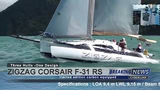 ZIGZAG Corsair Trimaran 31 RS by Farrier Design [upl. by Tabbi]