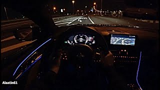 2021 BMW M8  REVIEW M8 Competition POV TEST DRIVE at NIGHT [upl. by Catina993]