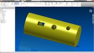 Taladrar cilindro inventor tutorial rapido [upl. by Aivekal]