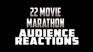 MCU 22 Movie Marathon Endgame Included Audience Reactions [upl. by Jacey]