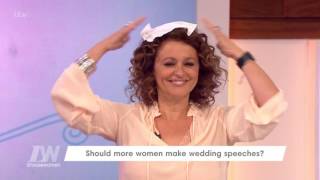 Nadia Sawalha Delivers Her Wedding Speech  Loose Women [upl. by Iturhs]