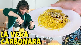 La vera carbonara  CUCINA BUTTATA [upl. by Webster934]