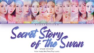 IZONE 아이즈원  Secret Story of the Swan 환상동화 HANROMENG Color Coded Lyrics [upl. by Htebzil]