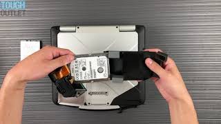 Panasonic Toughbook CF31 How to change HDD [upl. by Isa]