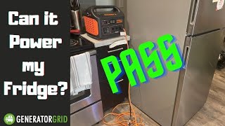 Fridge Test Jackery Explorer 1000 Will it power my household fridge amp freezer [upl. by Leummas]