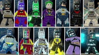 All Batman Characters amp Suits in LEGO Batman 3 [upl. by Ahsyen]