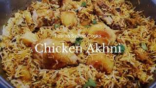 FATIMA SYDOWS CHICKEN AHKNI [upl. by Htor]