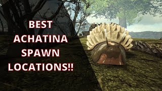 ARK Fjordur  Achatina Spawn Locations [upl. by Leaw]