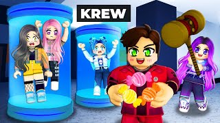 KREW plays Roblox Flee the Facility FUNNY [upl. by Yacov]