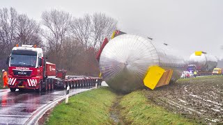 Heavy Haulage of Giant Tank Gone Wrong [upl. by Davena]