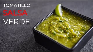 Green Salsa Verde Recipe  EASY Tomatillo Dip [upl. by Seerdi]