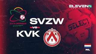 SV Zulte Waregem  KV Kortrijk hoogtepunten [upl. by Yanahc]