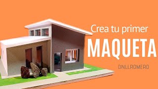 Crea tu primer maqueta tutorial  DNLLROMERO [upl. by Oicnecserc]