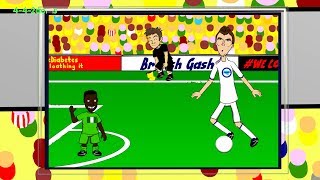 🇧🇷DZEKO OFFSIDE  Nigeria vs Bosnia H🇧🇷 by 442oons Brazil World Cup Cartoon 2014 21614 [upl. by Grenville]