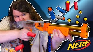 NERF BUCKSHOT The Mechanically Realistic NERF SHOTGUN Mini NERF Rival [upl. by Hammerskjold761]