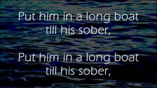 Drunken Sailor  Irish Rovers  Lyrics [upl. by Arotal194]