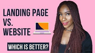 Landing Page Vs Website Which do you need [upl. by Fatima]