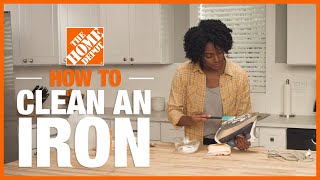 How to Clean an Iron  Cleaning Tips  The Home Depot [upl. by Nanci]