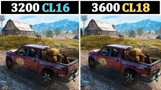 3200Mhz CL16 vs 3600Mhz CL18  Tested 15 Games [upl. by Lynn]