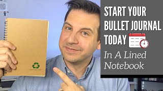 A Beginners Bullet Journal Set Up  How To Use The Bullet Journal Method In Any Notebook [upl. by Pages]