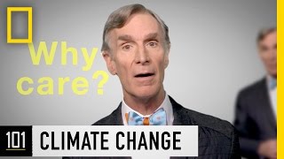 Climate Change 101 with Bill Nye  National Geographic [upl. by Ahsinom]