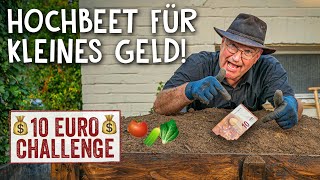 Hochbeet selber bauen für unter 10€ 💰 Hochbeet richtig befüllen  DIY Upcycling im Garten [upl. by Notlimah153]