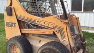 Case Skid Steer Control Adjustment [upl. by Anilrahc925]