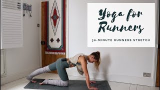 Stretches for Runners  15 min Yoga Runners Flexibility Practice [upl. by Eintruok]