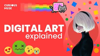 Digital Art in 9 Minutes From Early Computing Technologies To Crypto NFT Hype 💻 [upl. by Leirad]