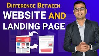 Difference between Landing Page amp website  Landing Page Tutorials [upl. by Thorn]