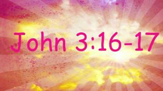 John 316  Bible Memory Verse Song For Children [upl. by Dorolice]