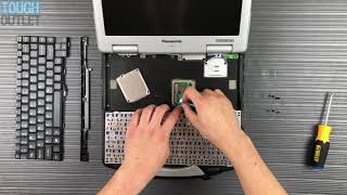 Panasonic Toughbook CF31 How to change standard keyboard [upl. by Ansilme]