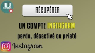 Récupérer un compte Instagram perdu désactivé ou piraté [upl. by Manuel]