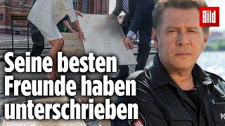 Ehre für Jan Fedder Gedenktafel für „Großstadtrevier“Star vorm Hamburger Michel [upl. by Ahsatsan113]