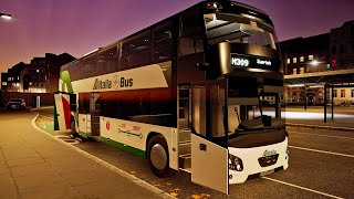 VDL Futura Double Decker Ultra Luxury Coach  Fernbus Simulator  GAMEPLAY [upl. by Boswell165]