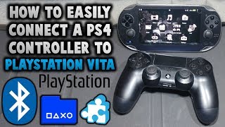 Connect Any PS4 Controller To PS Vita Bluetooth 2020 Guide [upl. by Mitchael]