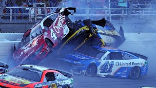 2024 Corey LaJoie flip  Talladega [upl. by Lemrahc272]